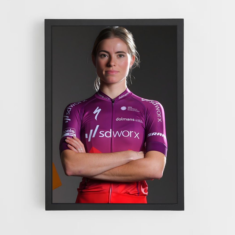 Poster Demi vollering – affiche Cyclisme (vue 2)